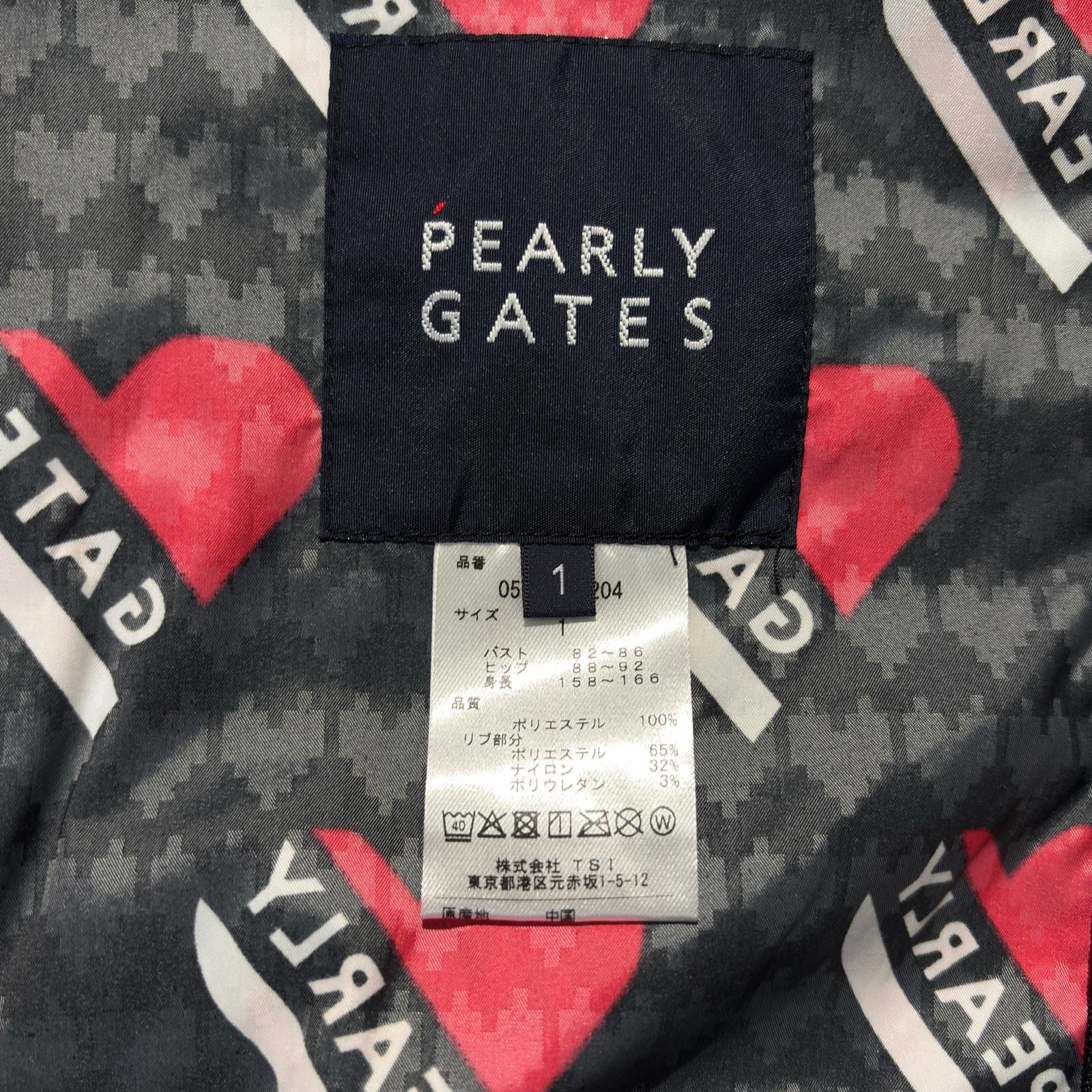 中古 レディース パーリーゲイツ PEARLY GATES フルジップアウター 1(M