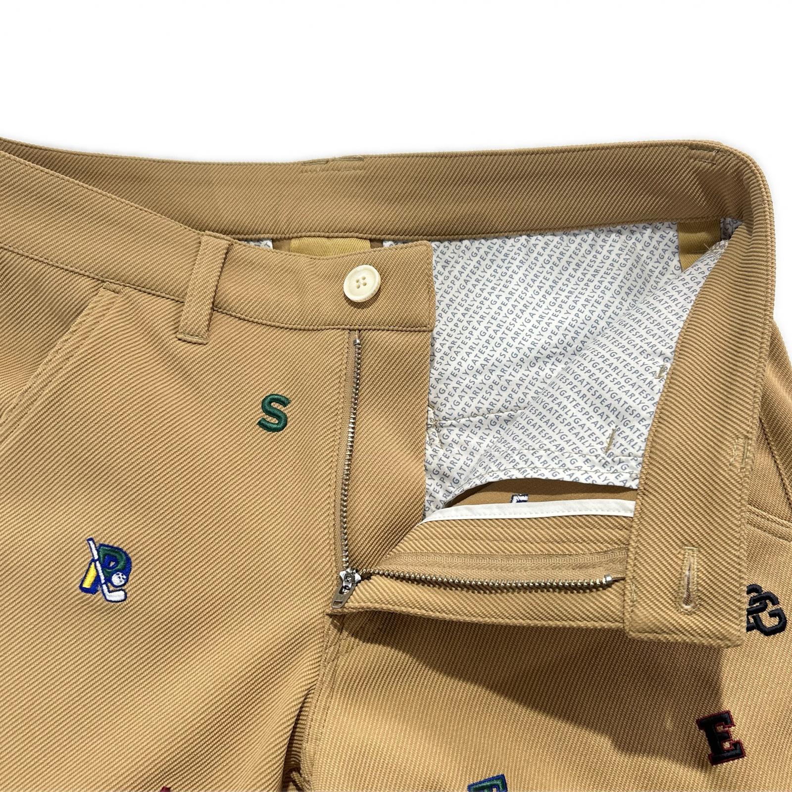 中古 メンズ パーリーゲイツ PEARLY GATES パンツ 3(S) ベージュ 裏微