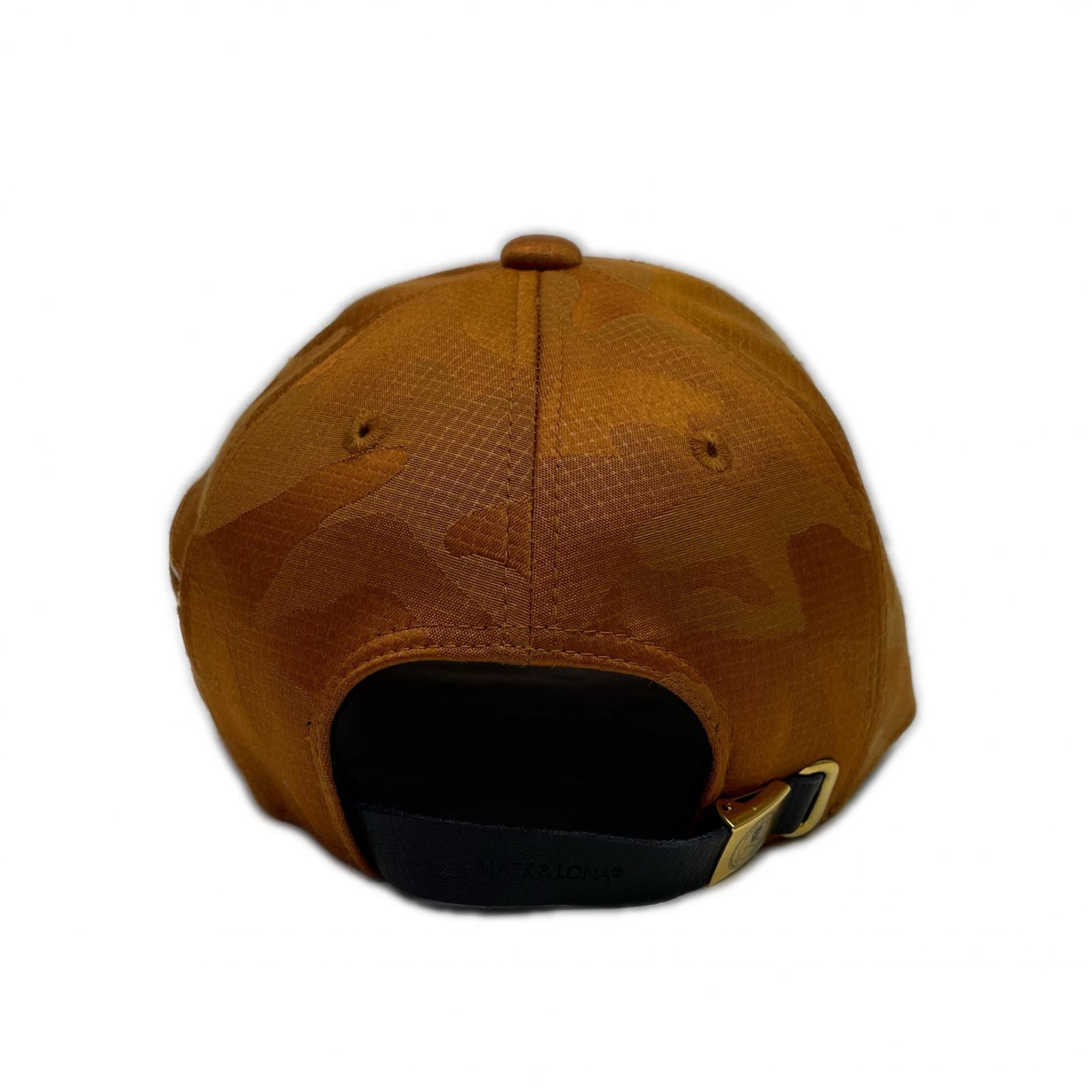 中古 マークアンドロナ MARK&LONA キャップ フリー ブラウン 迷彩総柄