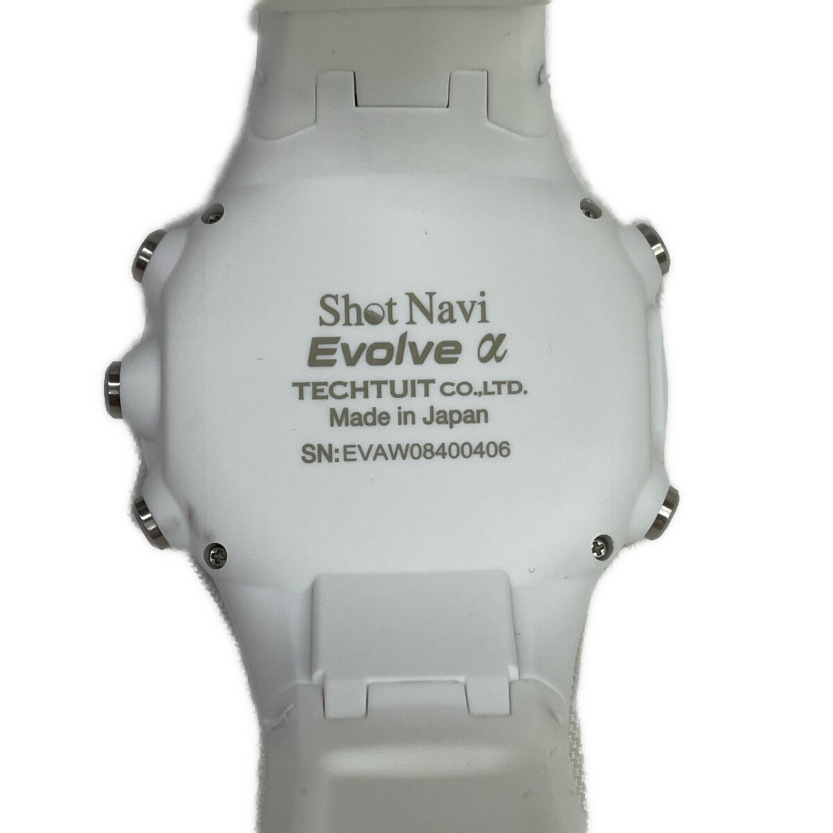 【美品】Shot Navi Evolve α GPSウォッチ ホワイト 楽天市場】ショットナビ Shot Navi Evolve α WHITE ショットナビ