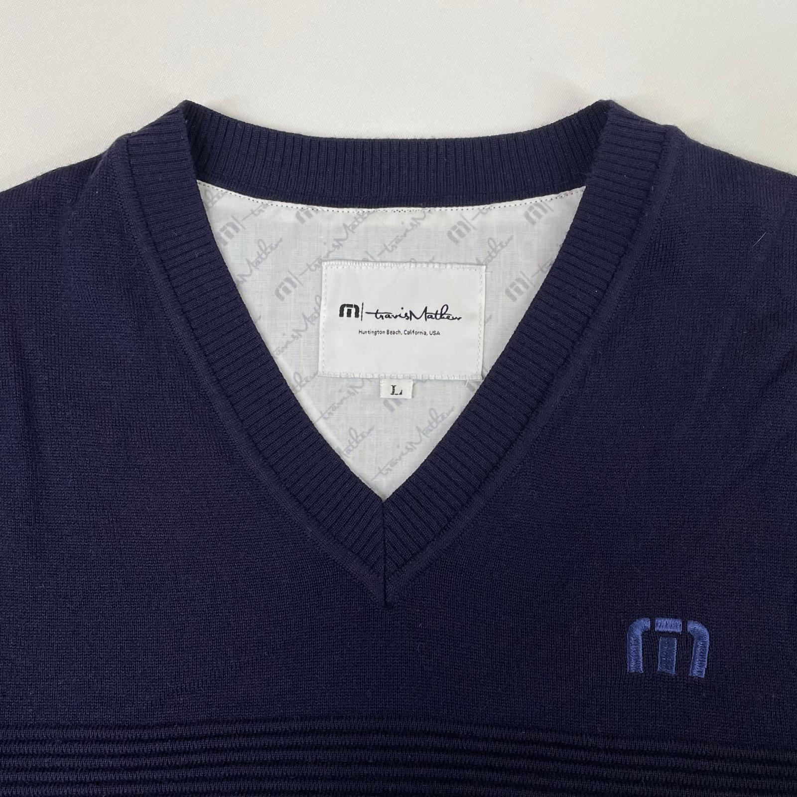 中古 メンズ トラビスマシュー TRAVIS MATHEW セーター L ネイビー