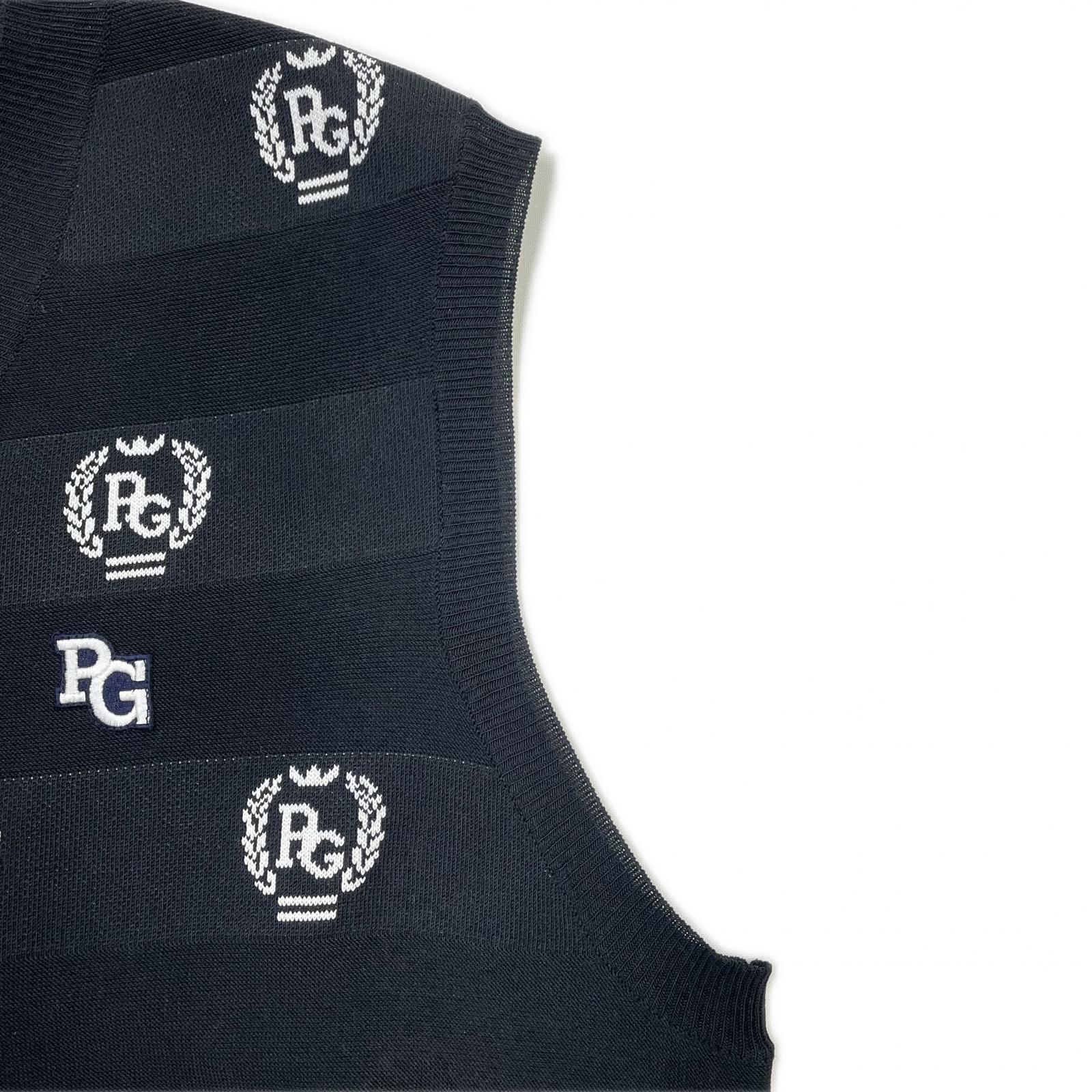 中古 メンズ パーリーゲイツ PEARLY GATES ベスト 4(M) 黒 ブラック V