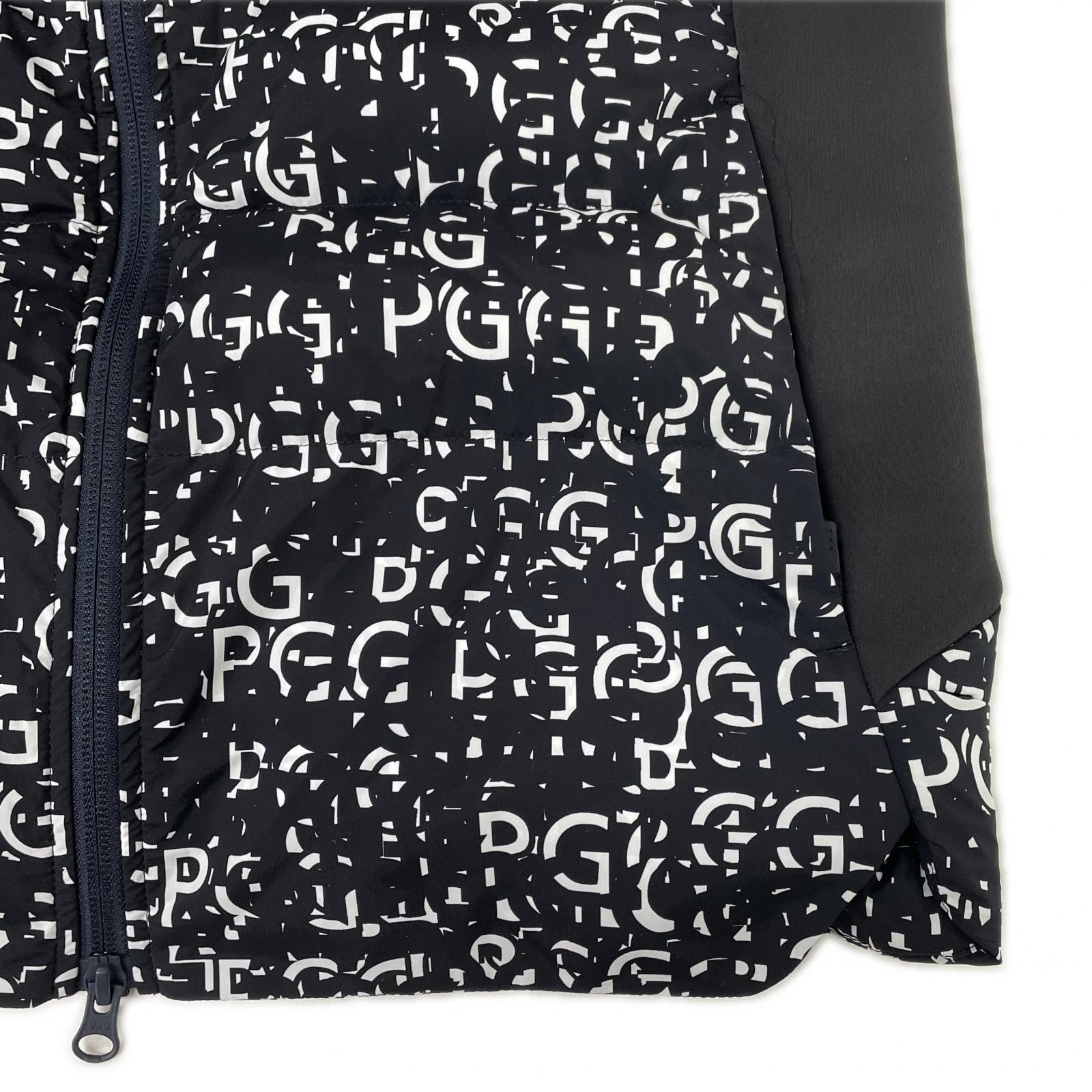 中古 メンズ ピージージー PGG ベスト 4(M) 濃紺 ネイビー 軽量 総柄