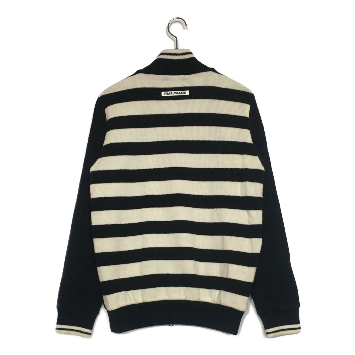 【新品タグ付】パーリーゲイツ メンズ　Ｌ　ニットアウター　フルジップ　サイズ5 中古・古着通販】PEARLY GATES (パーリーゲイツ) フルジップ ニット