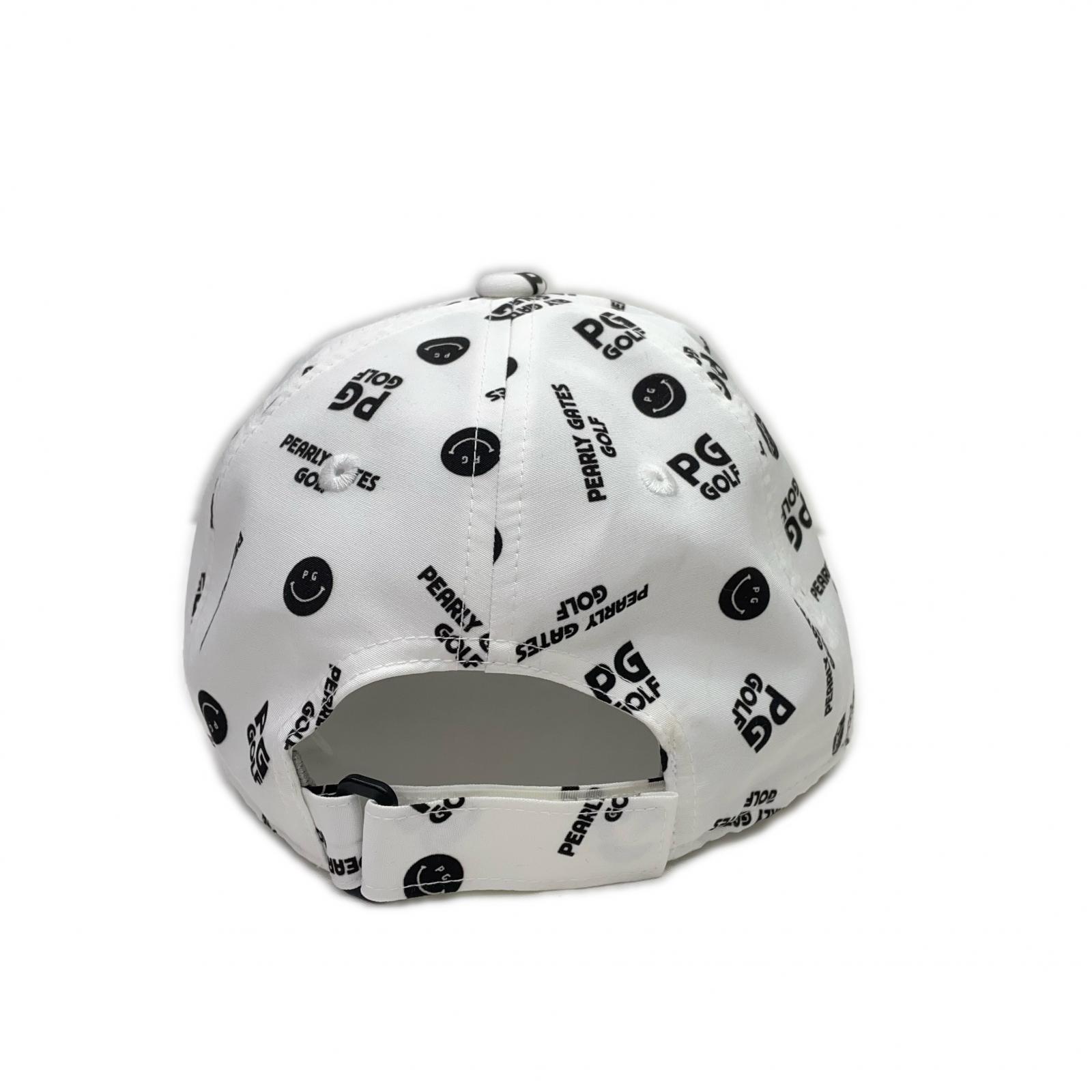 中古 パーリーゲイツ PEARLY GATES キャップ フリー 白 ホワイト