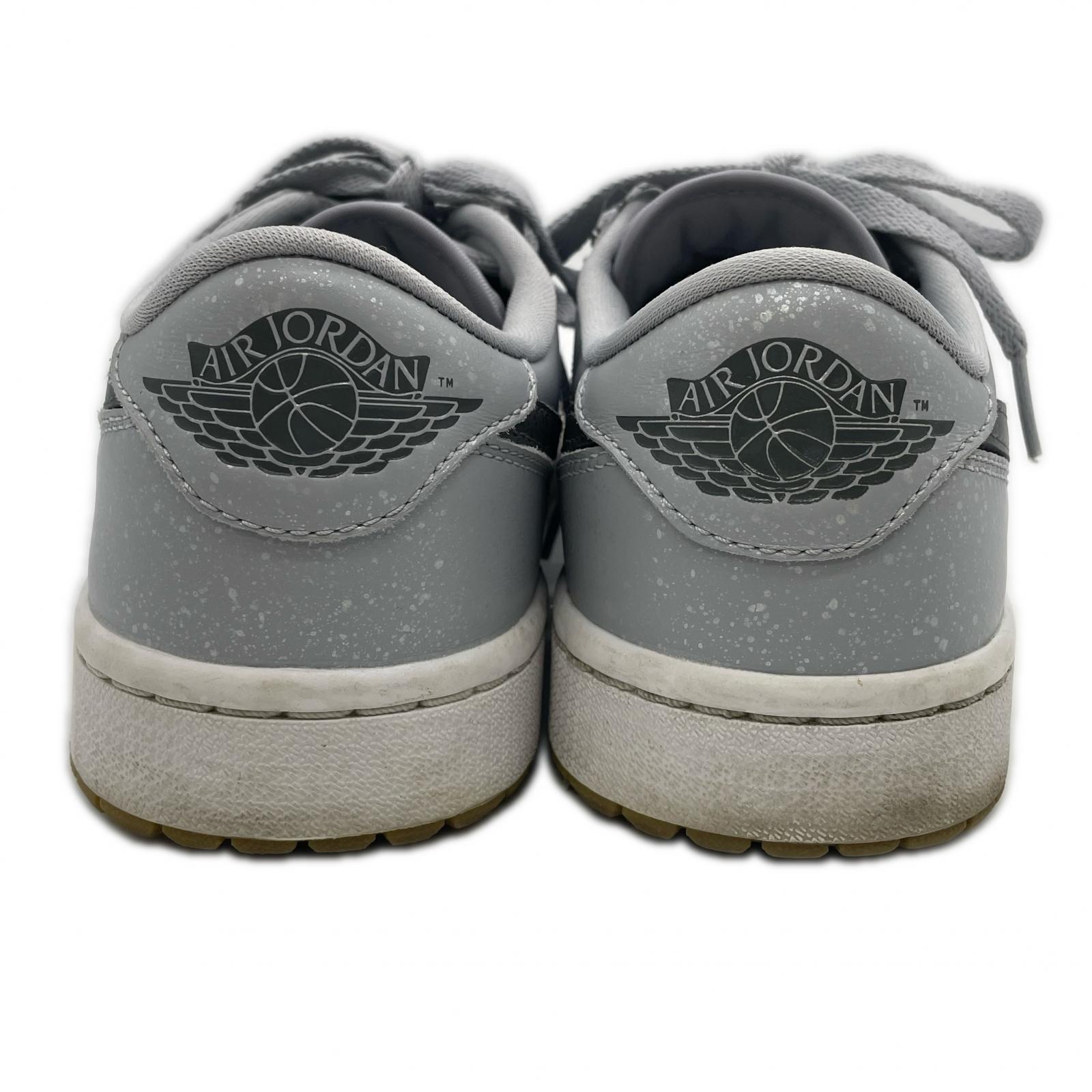 中古 ナイキ NIKE ゴルフシューズ 26 グレー エアジョーダン 1 ロー