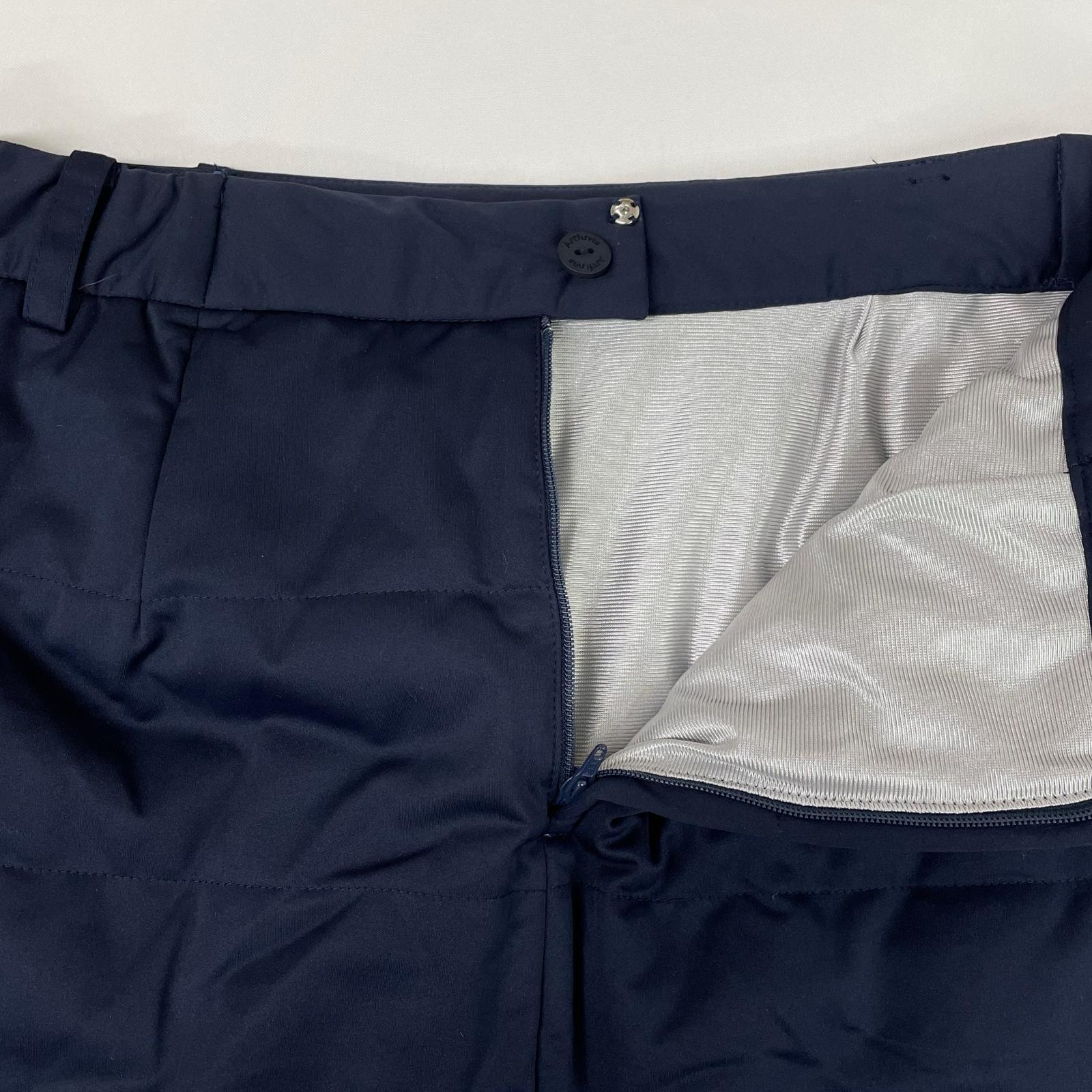 中古 レディース アルチビオ archivio スカート 38(M) ネイビー 中わた