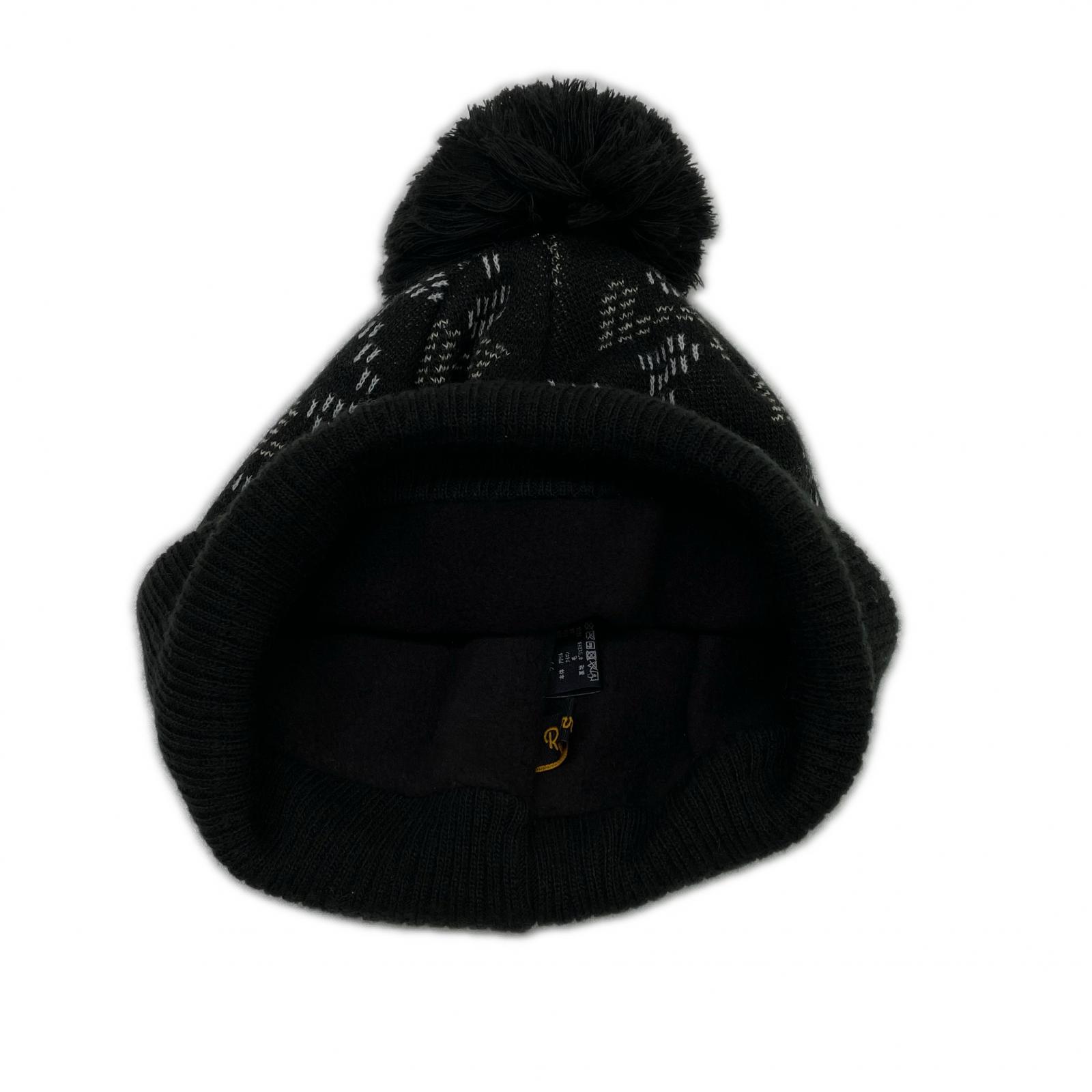 中古 レザレクション Resurrection ニット帽 フリー ブラック 黒 GM