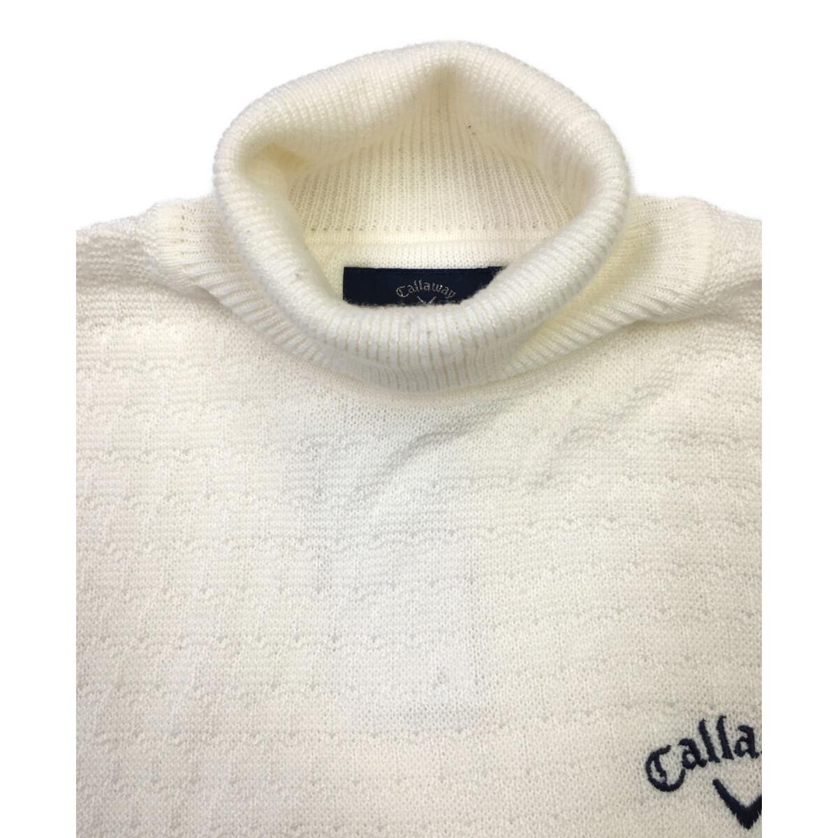 中古 メンズ キャロウェイ Callaway セーター M 白 ホワイト