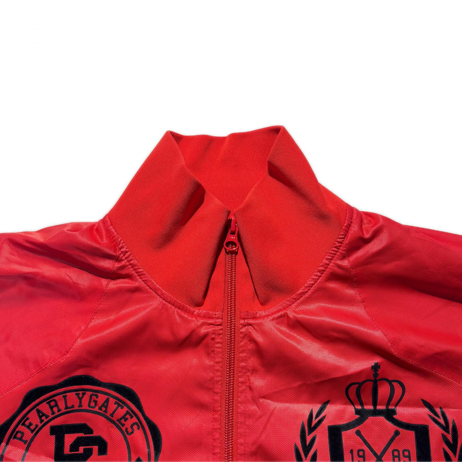 中古 メンズ パーリーゲイツ PEARLY GATES フルジップアウター 4(M) 赤