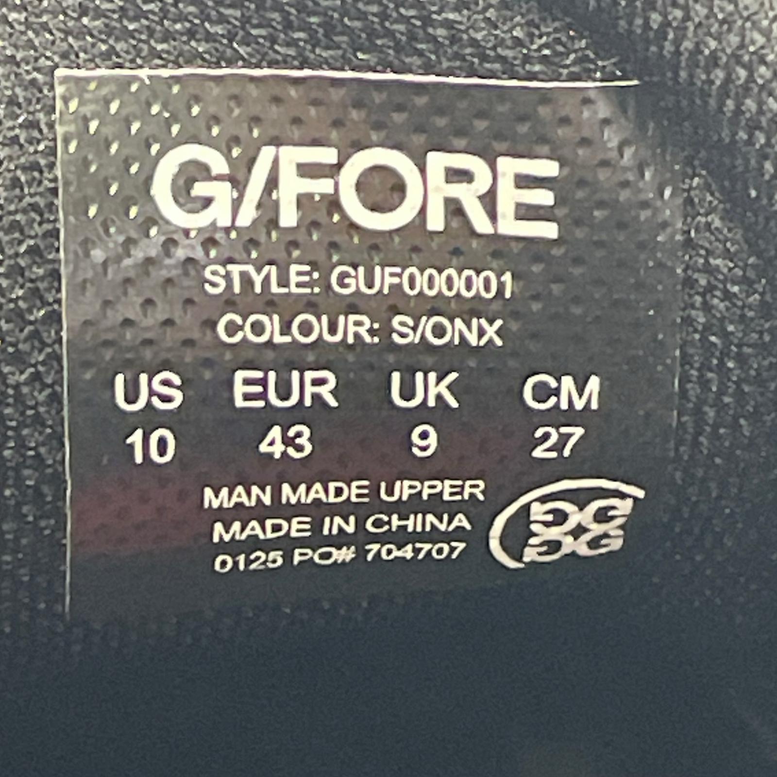 中古 ジーフォア G/FORE ゴルフシューズ 27 ホワイト ロゴプリント