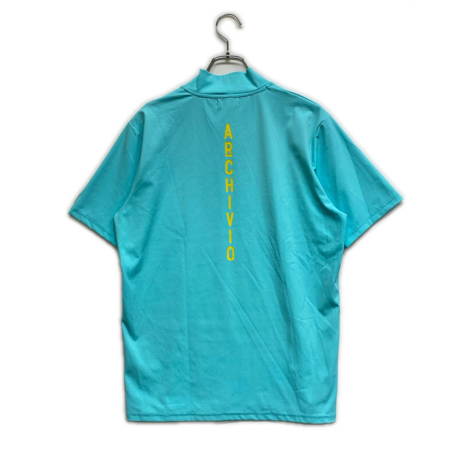 中古 メンズ アルチビオ archivio 半袖シャツ 48(L) 水色 ブルー