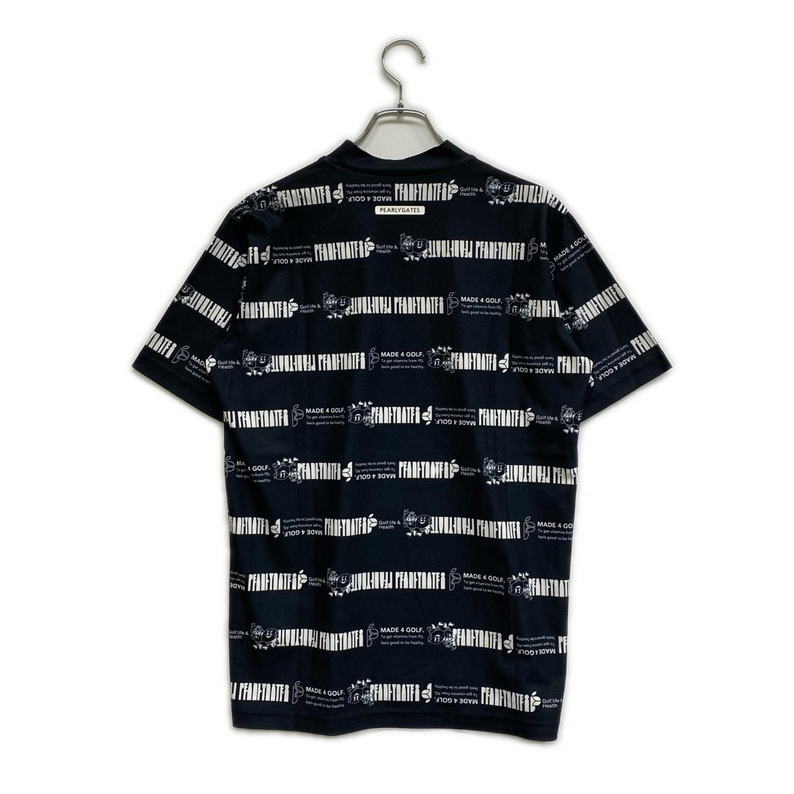 中古 メンズ パーリーゲイツ PEARLY GATES 半袖シャツ 5(L) ブラック