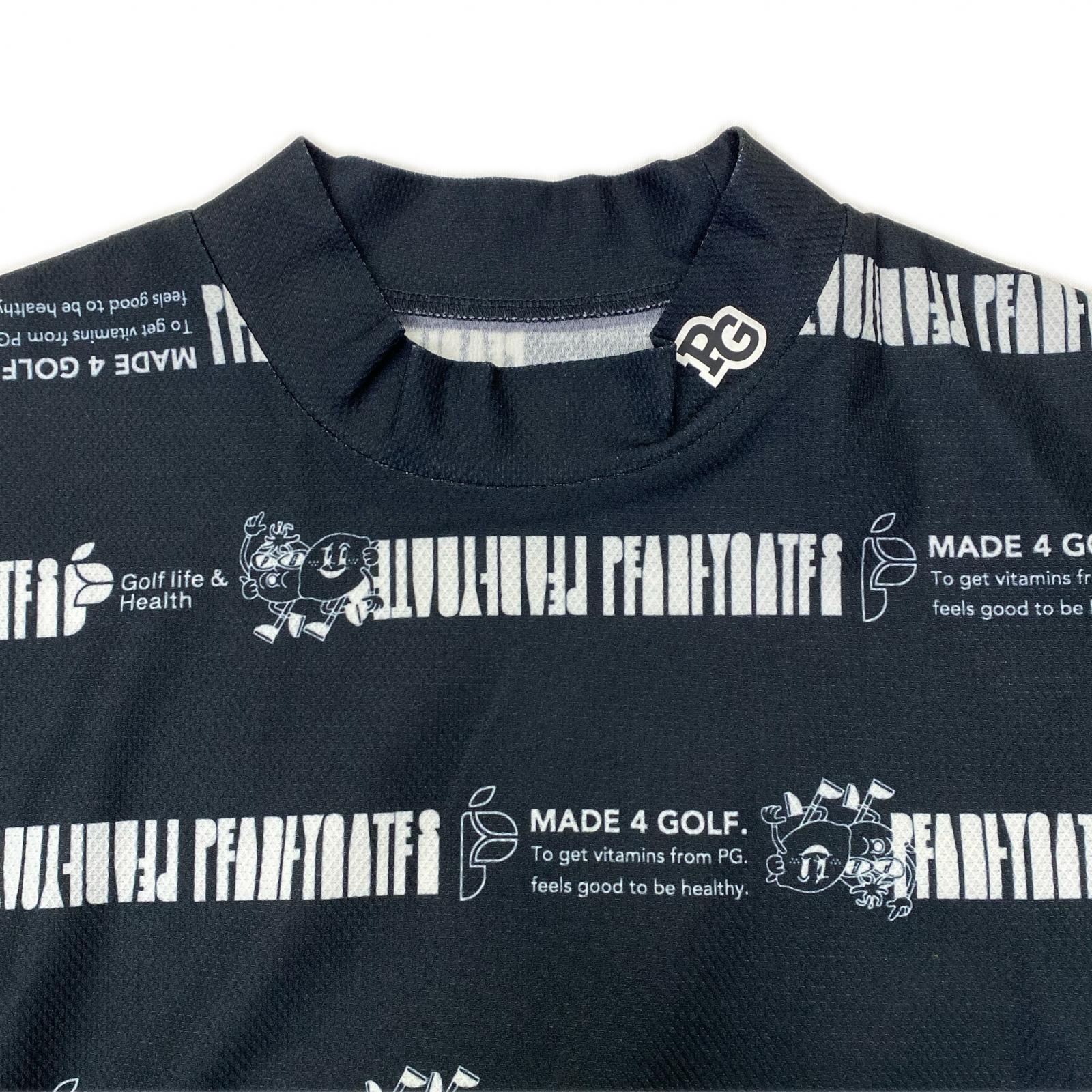 中古 メンズ パーリーゲイツ PEARLY GATES 半袖シャツ 5(L) ブラック