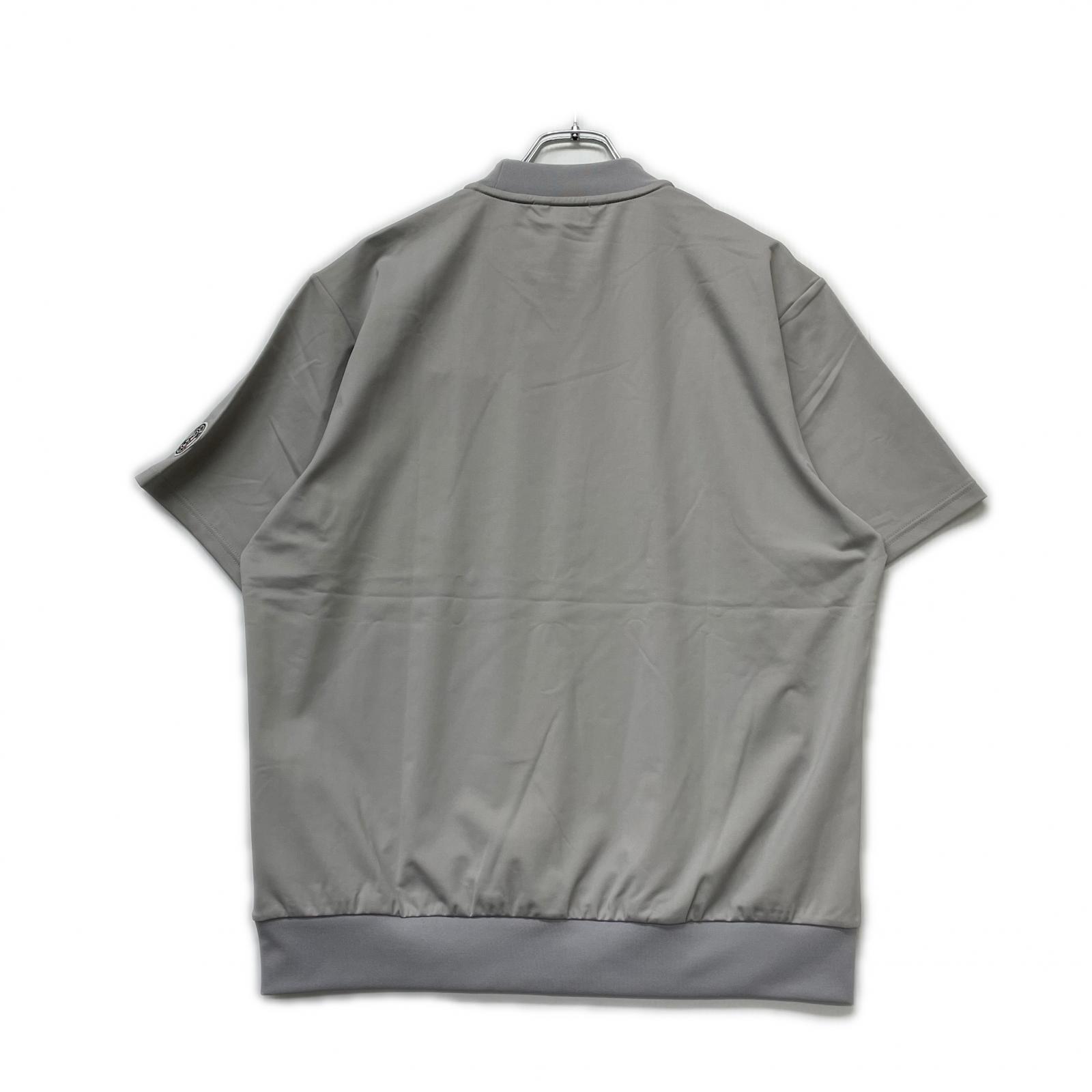 未使用品 メンズ アンパスィ and per se 半袖シャツ LL グレー モック