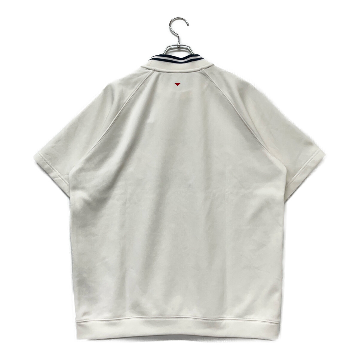 中古 メンズ アンパスィ and per se 半袖シャツ LL ホワイト 白 モック