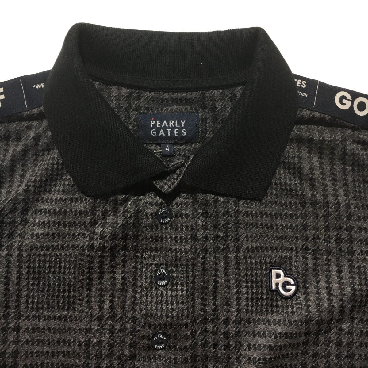 中古 メンズ パーリーゲイツ PEARLY GATES 半袖シャツ 4(M) グレー
