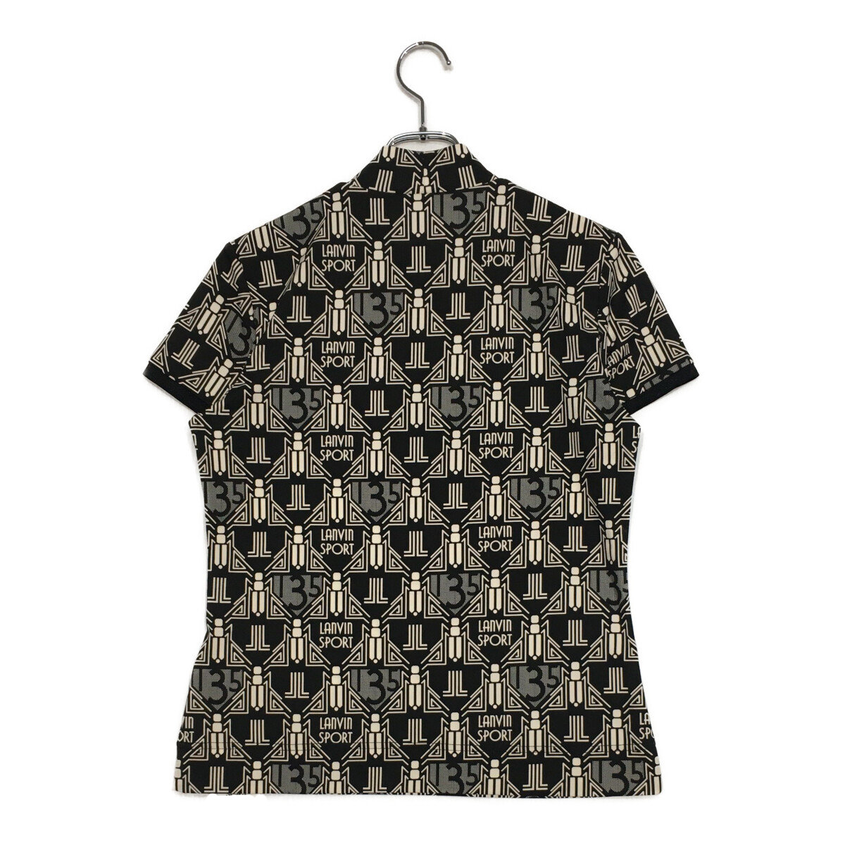 【美品】ランバンスポール　シャツ　40 中古 レディース ランバンスポール LANVIN SPORT 半袖シャツ 40(L) 黒