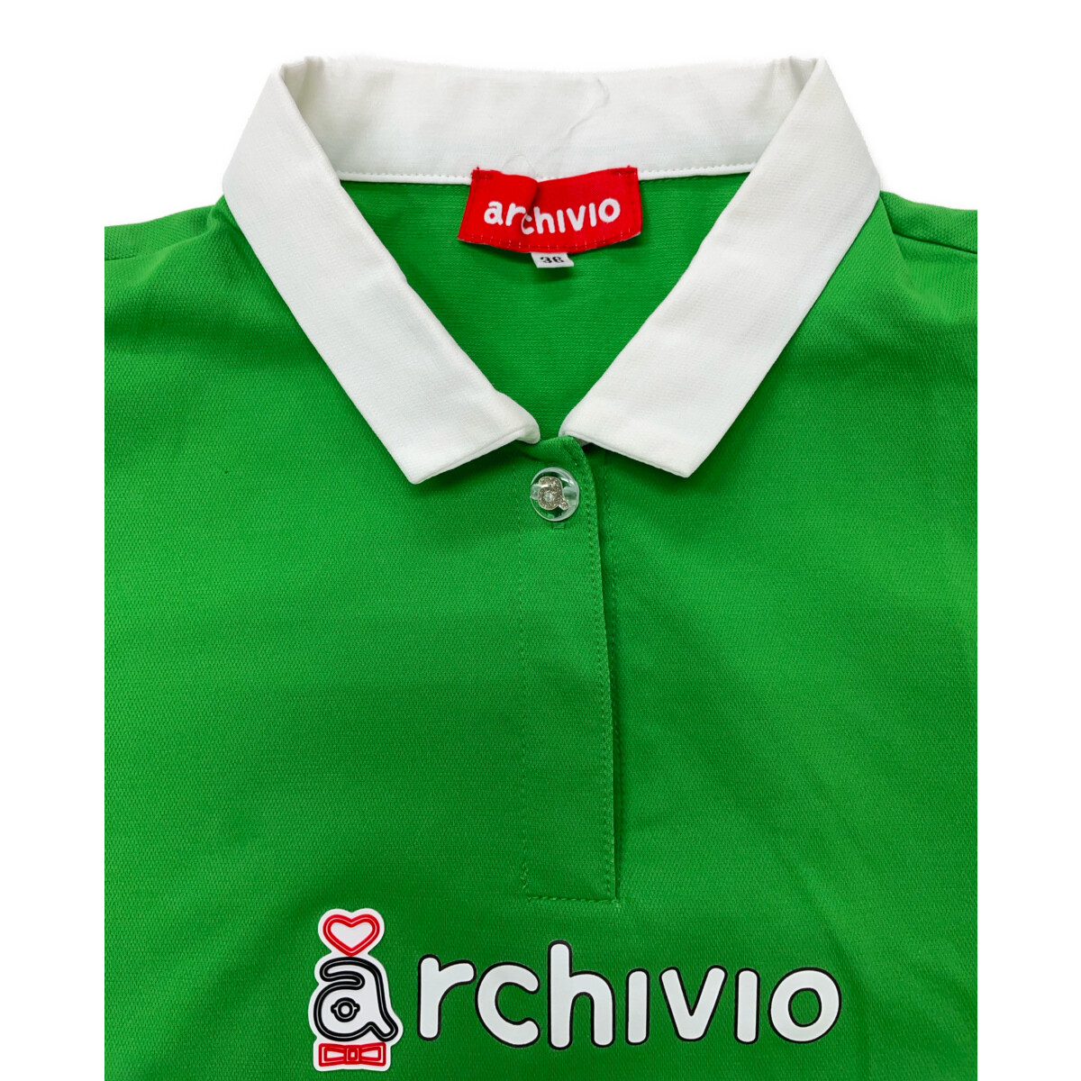 中古 レディース アルチビオ archivio ノースリーブ 36(S) グリーン 緑