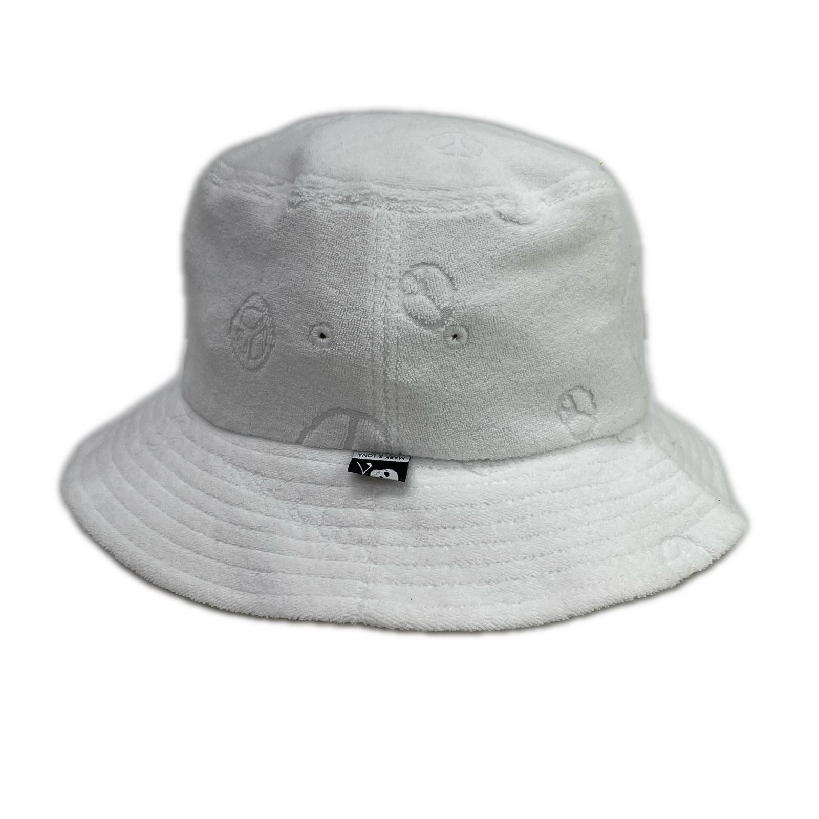MARK & LONA ホワイト バケットハット 未使用品 マークアンドロナ MARK&LONA バケットハット S ホワイト 白