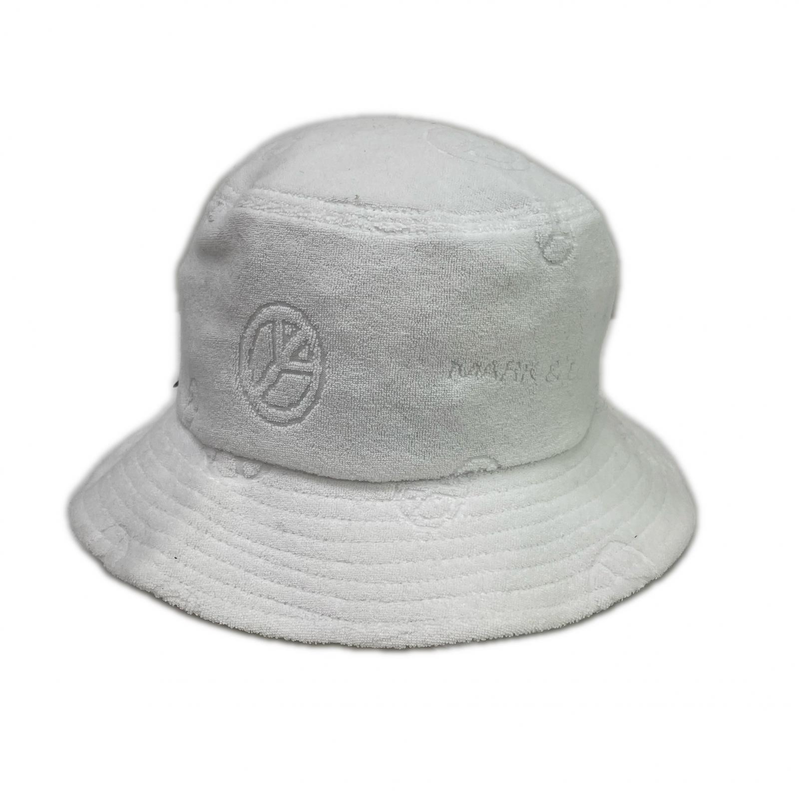 MARK & LONA ホワイト バケットハット 未使用品 マークアンドロナ MARK&LONA バケットハット S ホワイト 白