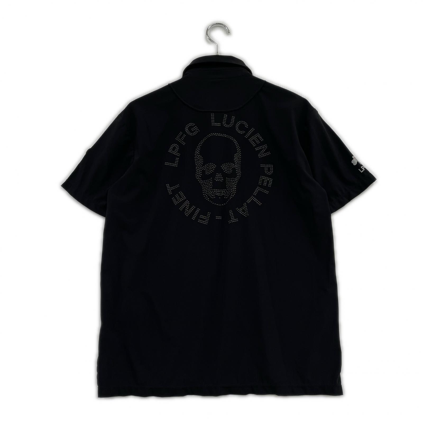 中古 メンズ 半袖ポロシャツ M ブラック ルシアンぺラフィネ lucien